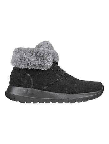 Bottine à Fourrure Cuir Skechers On The Go Joy