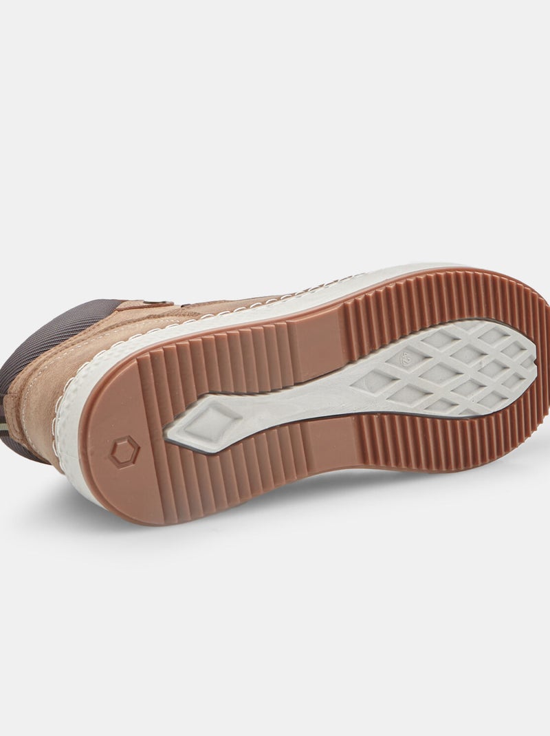 Bottine à lacets Bata Bronze - Kiabi