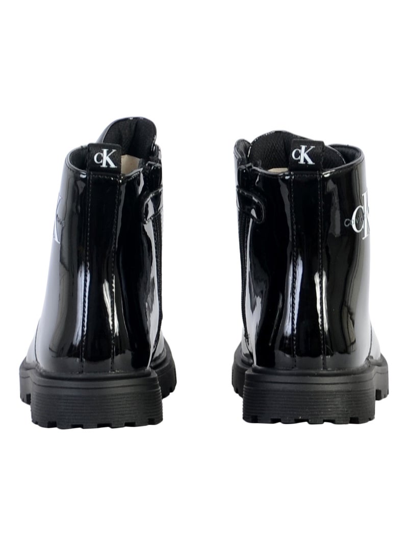 Bottine à Lacets Calvin Klein Jeans Juniors Lace-Up Bootie Noir - Kiabi