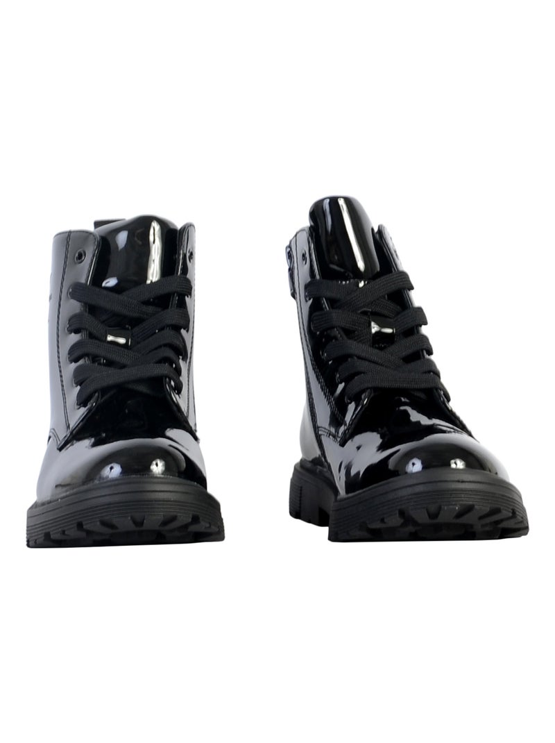 Bottine à Lacets Calvin Klein Jeans Juniors Lace-Up Bootie Noir - Kiabi