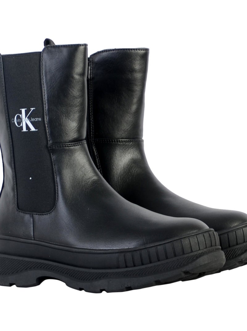 Bottine à Lacets Calvin Klein Jeans Juniors Lace Up Noir - Kiabi