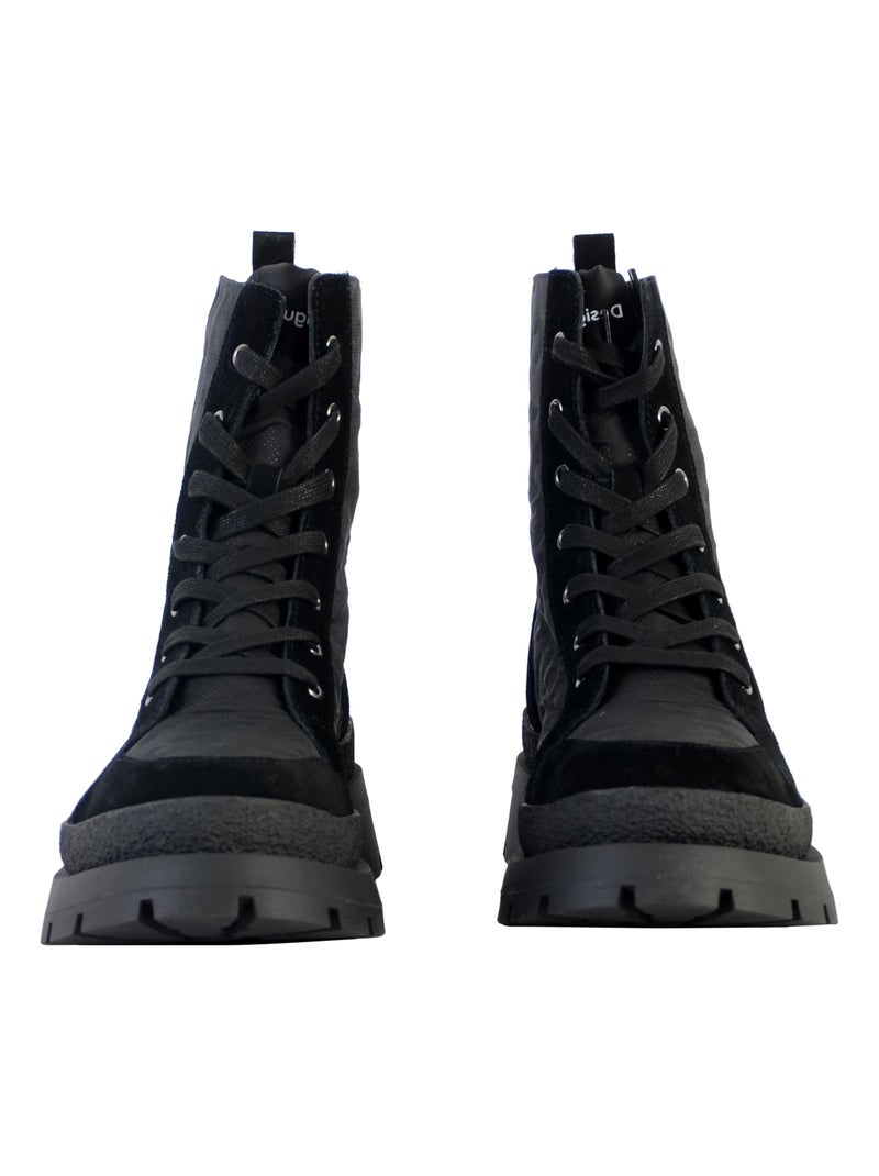 Bottine à Lacets Desigual Padded Noir - Kiabi