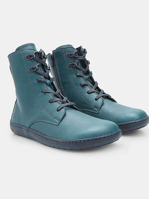 Bottine à lacets en cuir Bata - Kiabi