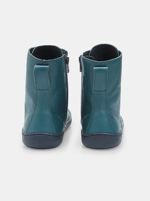 Bottine à lacets en cuir Bata - Kiabi