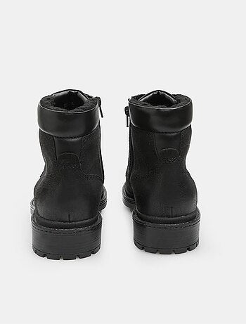 Bottine à lacets en cuir confortables BATA