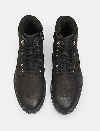 Bottine à lacets en cuir confortables BATA