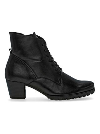 Bottine à lacets  en cuir lisse Gabor