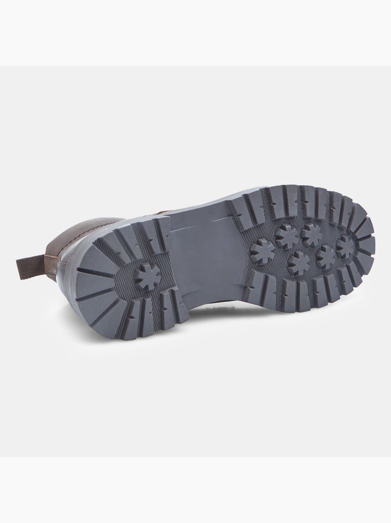 Bottine à lacets en cuir pour homme Bata Marron - Kiabi