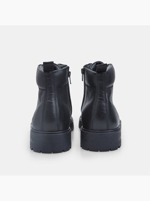 Bottine à lacets en cuir pour homme Bata - Kiabi