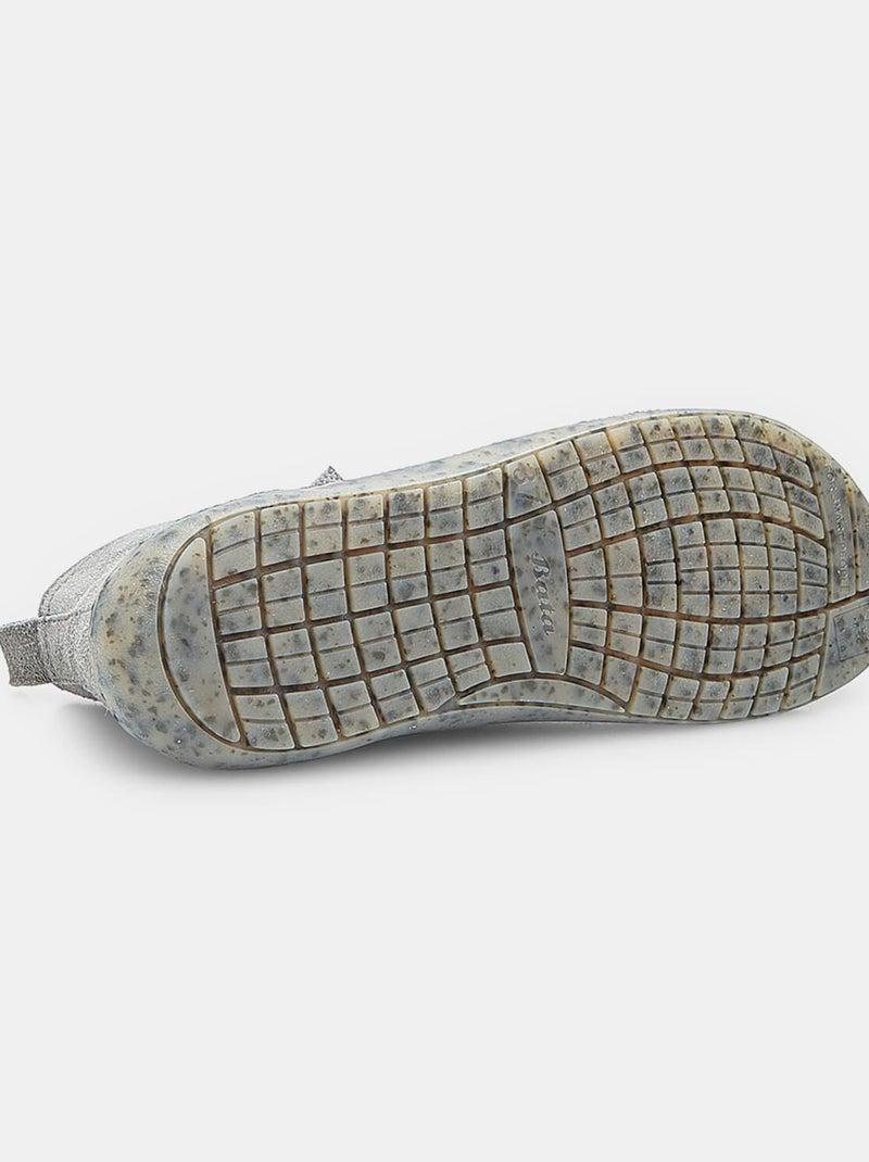 Bottine à lacets en daim Bata Gris - Kiabi