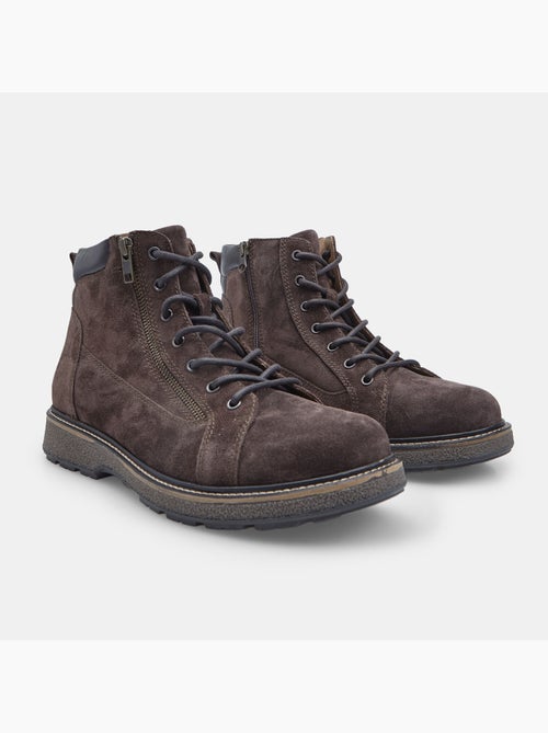 Bottine à lacets en daim Bata - Kiabi