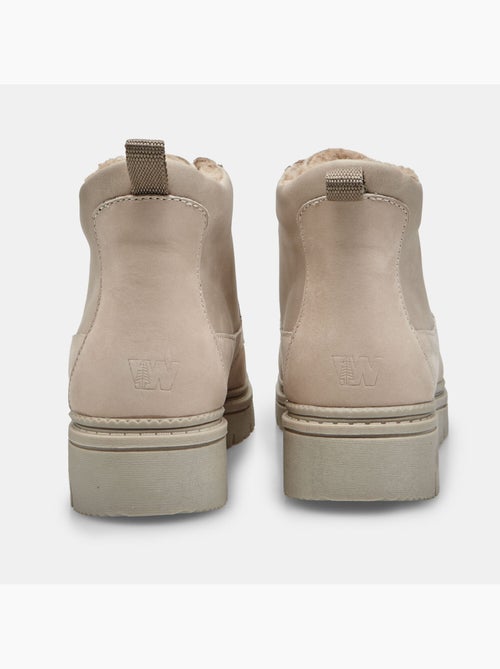 Bottine à lacets en daim Weinbrenner - Kiabi