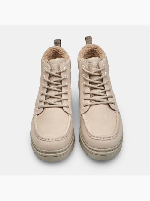 Bottine à lacets en daim Weinbrenner - Kiabi