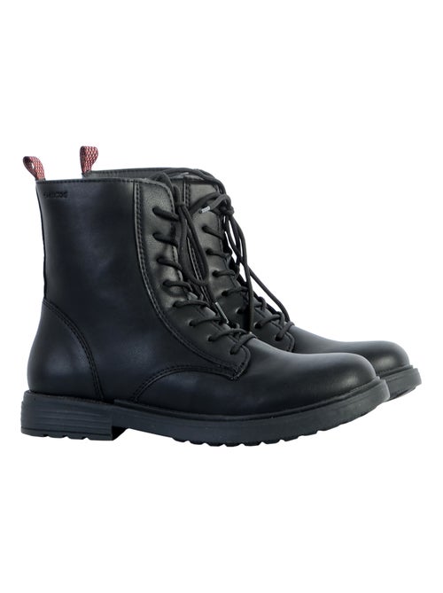 Bottine à Lacets Geox Junior Eclair Synt.Lea - Kiabi