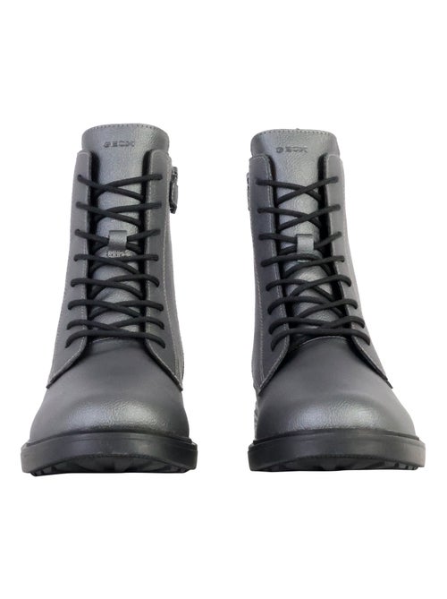 Bottine à Lacets Geox Junior Eclair Synt.Lea - Kiabi