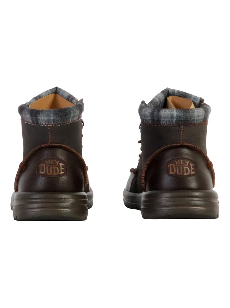 Bottine à Lacets Hey Dude Bradley Classic Marron - Kiabi