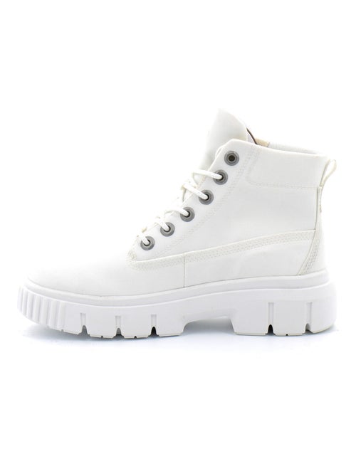 Bottine à Lacets Mi-haute Pour Femme Greyfield - Kiabi