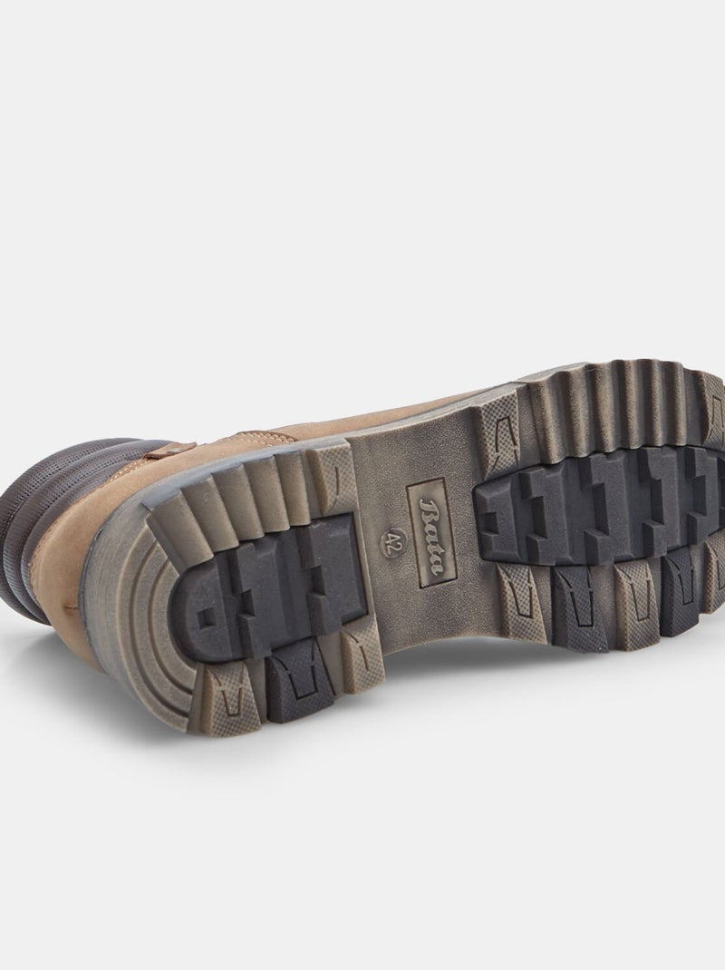Bottine à lacets pour homme modèle outdoor bata Marron - Kiabi