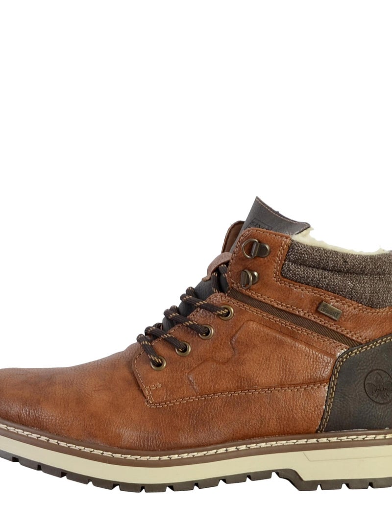 Bottine à Lacets Rieker Aldama Marron - Kiabi