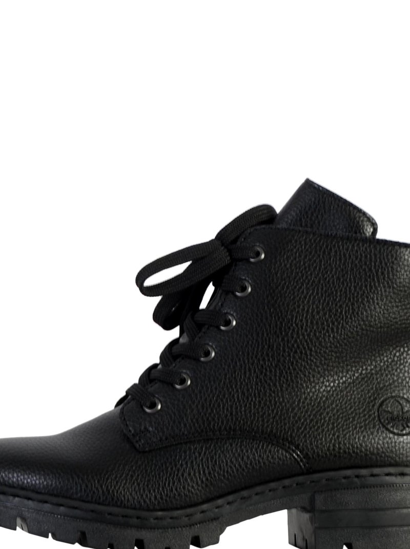 Bottine à Lacets Rieker Korsika Noir - Kiabi