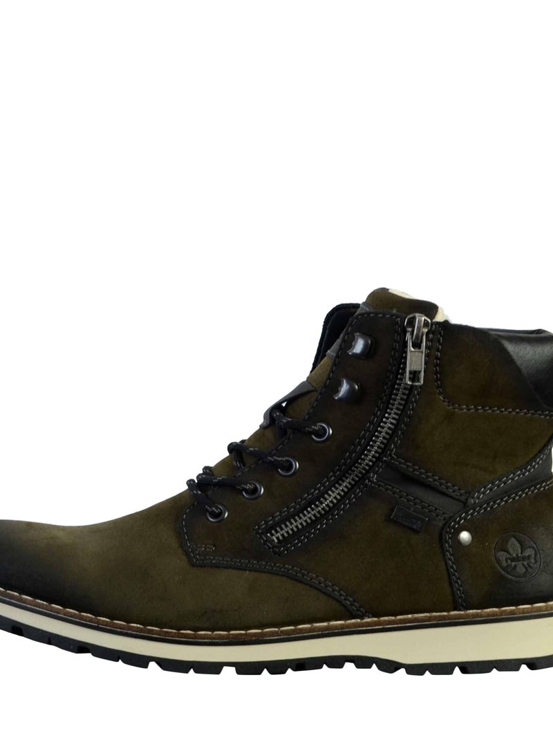 Bottine à Lacets Rieker Neva Vert - Kiabi