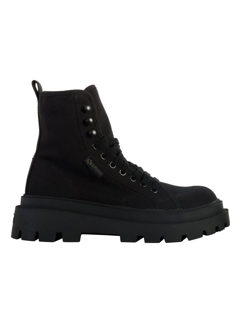 Bottine à Lacets Superga Alpina Apex High Vegan Noir - Kiabi
