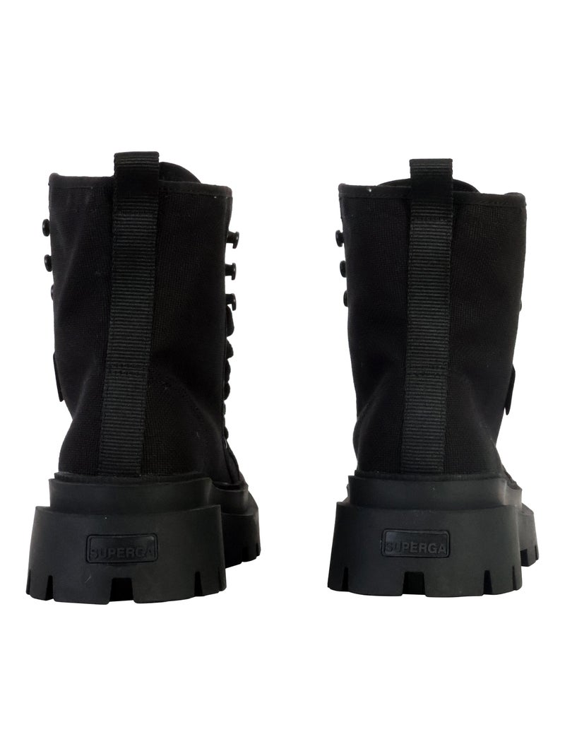 Bottine à Lacets Superga Alpina Apex High Vegan Noir - Kiabi