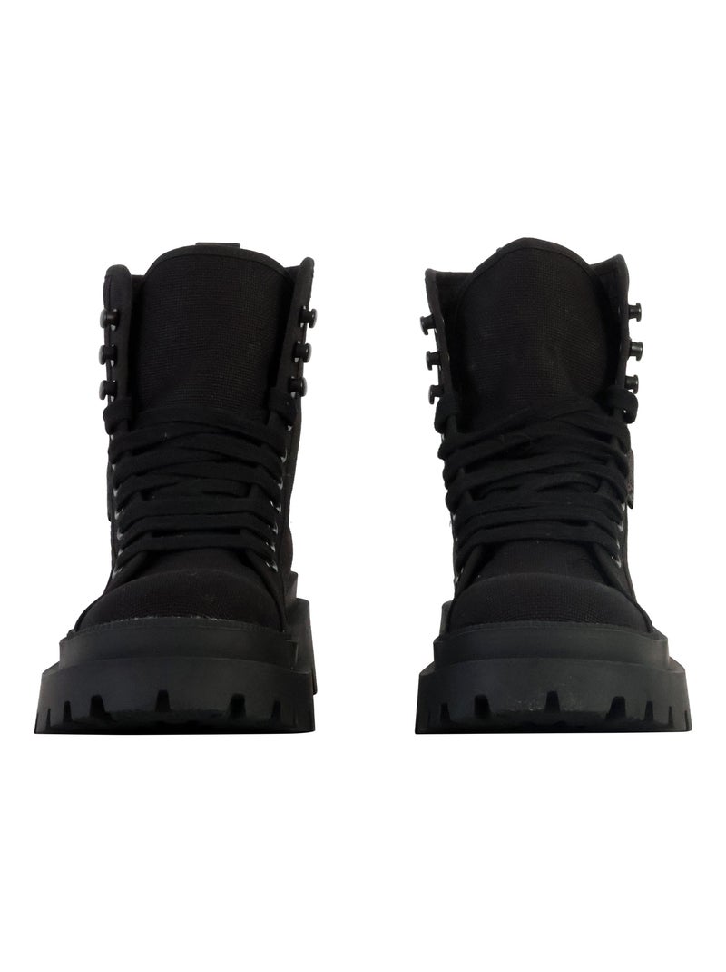 Bottine à Lacets Superga Alpina Apex High Vegan Noir - Kiabi