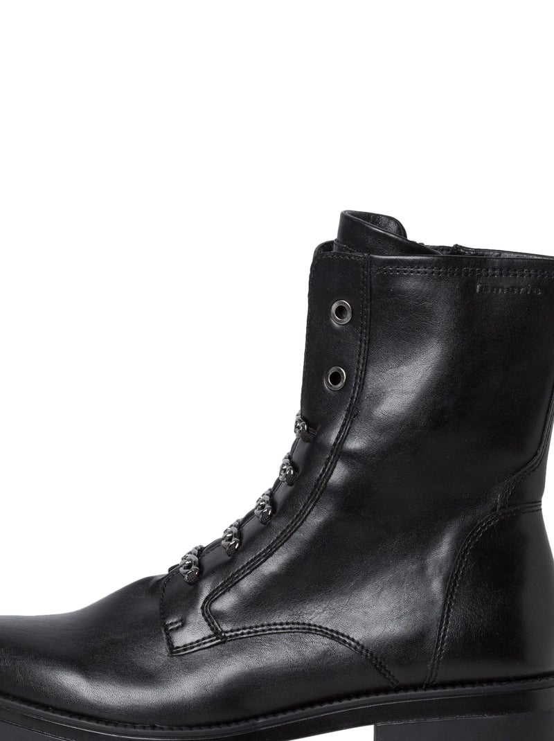 Bottine à Lacets Tamaris Noir - Kiabi