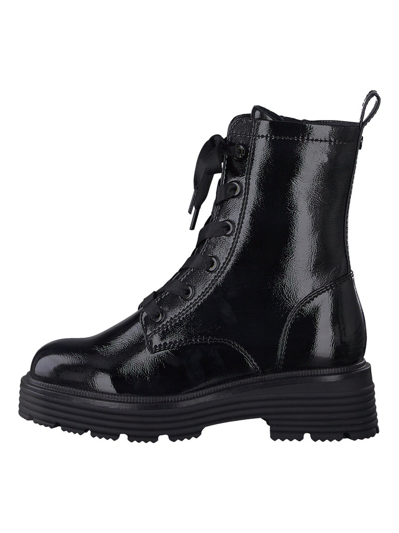 Bottine à Lacets Tamaris Noir - Kiabi