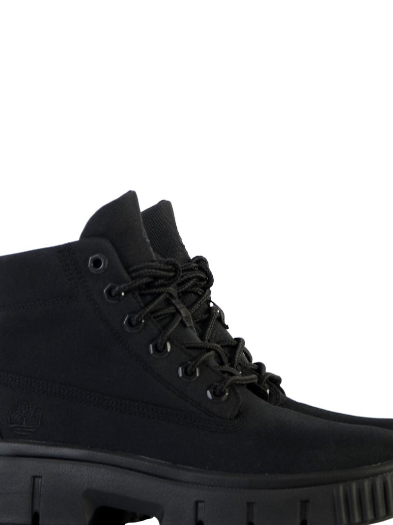 Bottine à Lacets Timberland Greyfield Noir - Kiabi