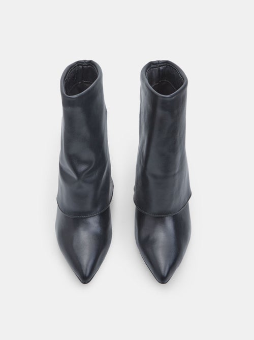 Bottine à revers avec plateforme et bout Bata - Kiabi