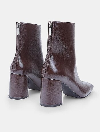 Bottine à talon avec fermeture éclair Bata