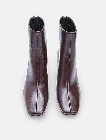 Bottine à talon avec fermeture éclair Bata