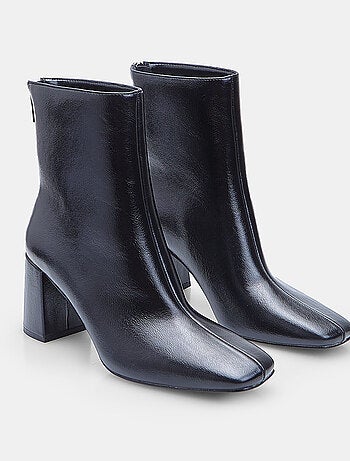 Bottine à talon avec fermeture éclair Bata