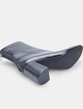 Bottine à talon avec fermeture éclair Bata