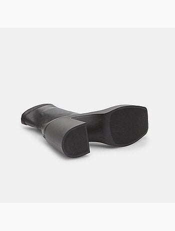 Bottine à talon bloc