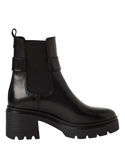 Bottine à Talon Chelsea Cuir Tamaris - Kiabi
