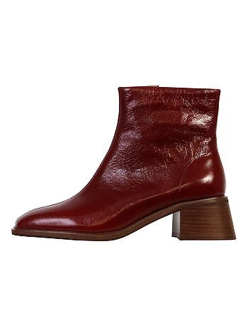 Bottine à Talon Cuir Emilie Karston Paris