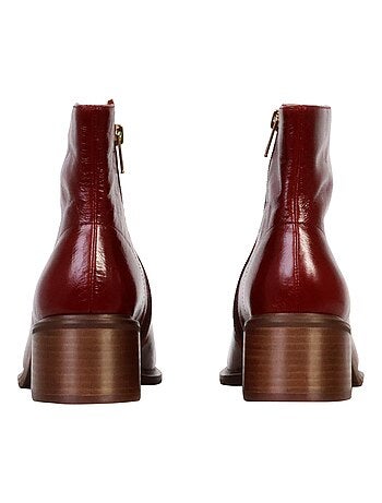 Bottine à Talon Cuir Emilie Karston Paris