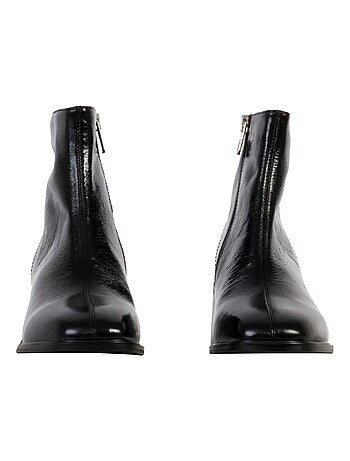 Bottine à Talon Cuir Emilie Karston Paris