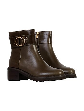 Bottine à Talon Cuir Emilie Karston Quinn