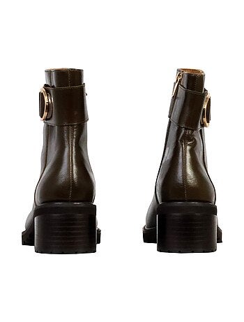 Bottine à Talon Cuir Emilie Karston Quinn