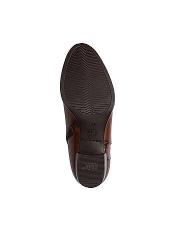 Bottine à Talon Cuir Tamaris