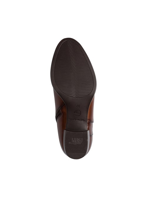 Bottine à Talon Cuir Tamaris - Kiabi