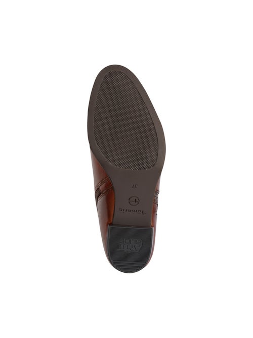 Bottine à Talon Cuir Tamaris - Kiabi