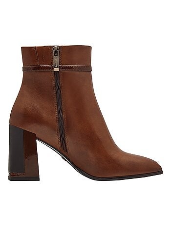 Bottine à Talon Cuir Tamaris