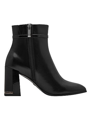 Bottine à Talon Cuir Tamaris