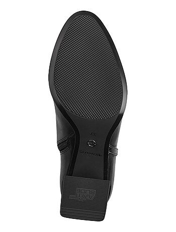 Bottine à Talon Cuir Tamaris