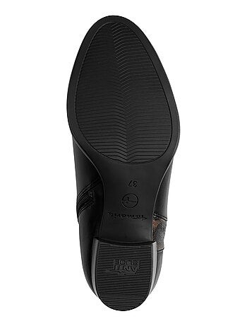 Bottine à Talon Cuir Tamaris